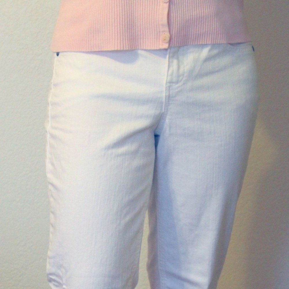 Charter Club - Women's White Straight Leg Jeans